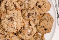 Gooey S’mores Oatmeal Cookies