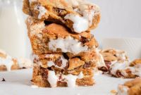 Gooey S’mores Cookie Bars