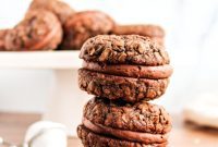 Decadent Chocolate Oatmeal Cream Pies
