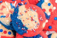 Patriotic Pinwheel Sugar Cookies