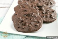 Fudgy Flourless Double Chocolate Delights