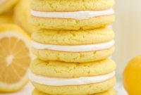 Zesty Lemon Oreo Cake Mix Cookies