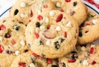 Tri Color Cream Cheese Cookie Delights