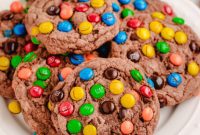Velvet M&M Chocolate Pudding Cookies