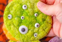 Colorful Jell-O Monster Cookies