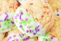 Spooky Cake Mix Sprinkle Cookies