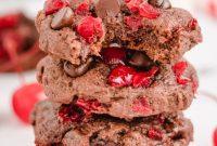 Heavenly Chocolate Cherry Cookies