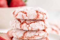 Strawberry Cloud Cookies