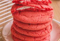 Red Velvet Cream Cheese Cookies