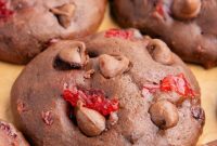Decadent Double Chocolate Banana Split Cookies