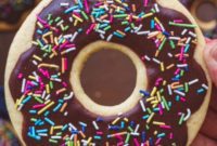 Donut-Inspired Chocolate Glazed Cookies