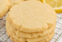 Velvety Lemon Sugar Cookies