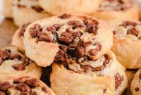 Flaky Chocolate Chip Pastry Bites