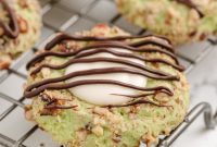 Emerald Gem Thumbprint Cookies