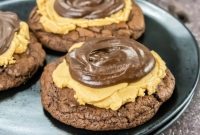 Gourmet Buckeye Brownie Cookies
