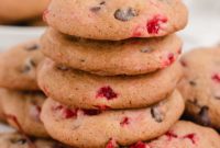 Decadent Cherry Chocolate Chip Cookies