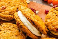 Harvest Pumpkin Cranberry Oat Sandwich Delights