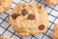 Chewy Pumpkin Oatmeal Chocolate Chip Cookies