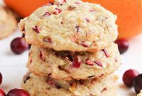 Zesty Cranberry Orange Cookies