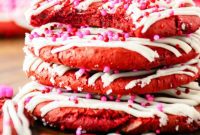 Effortless Red Velvet Valentine Cookies