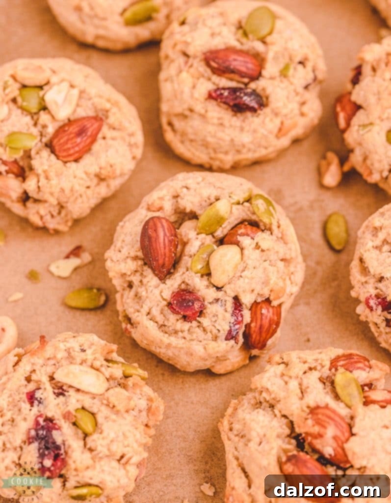 trail mix peanut butter cookies