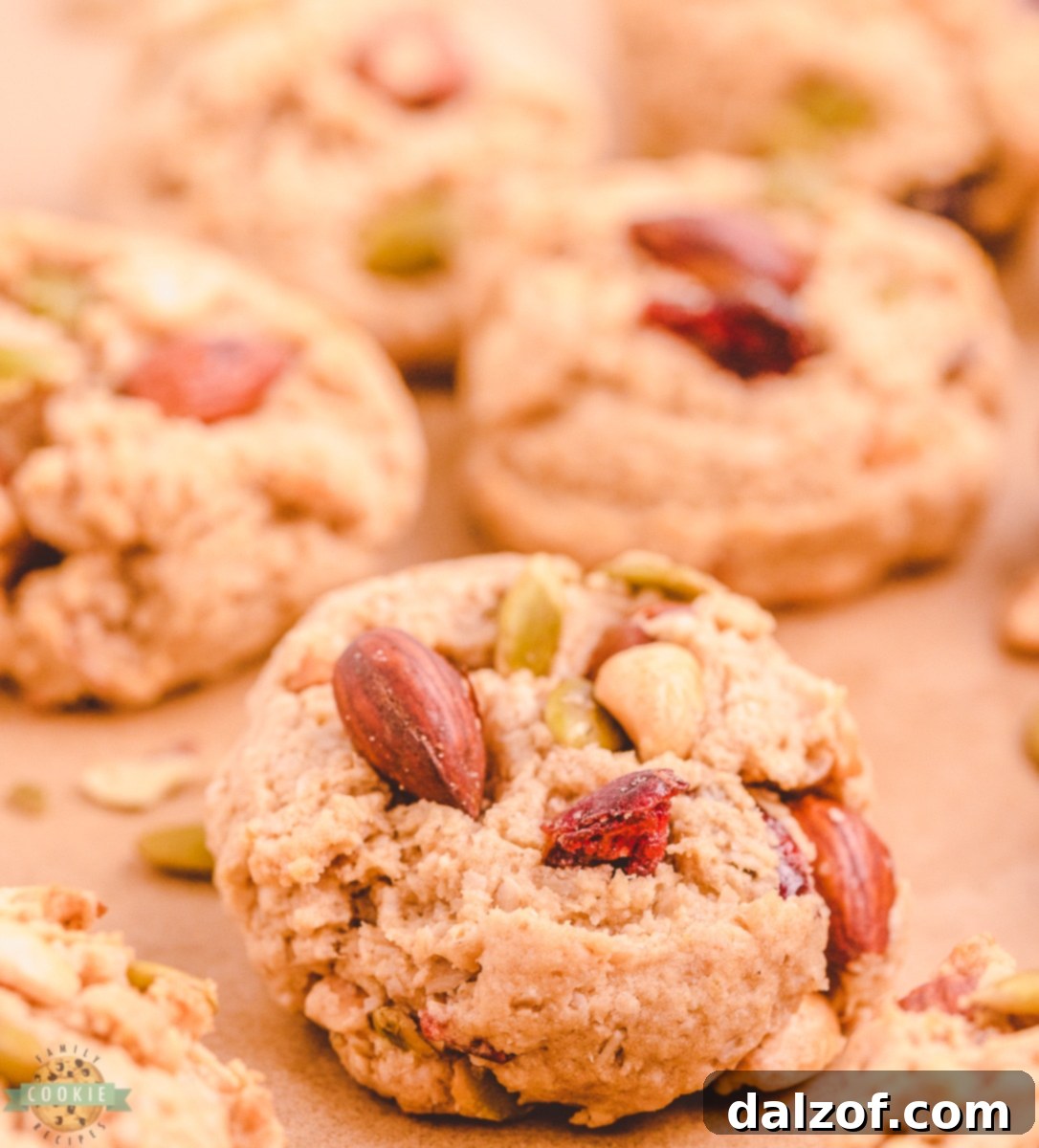 trail mix peanut butter cookie recipe