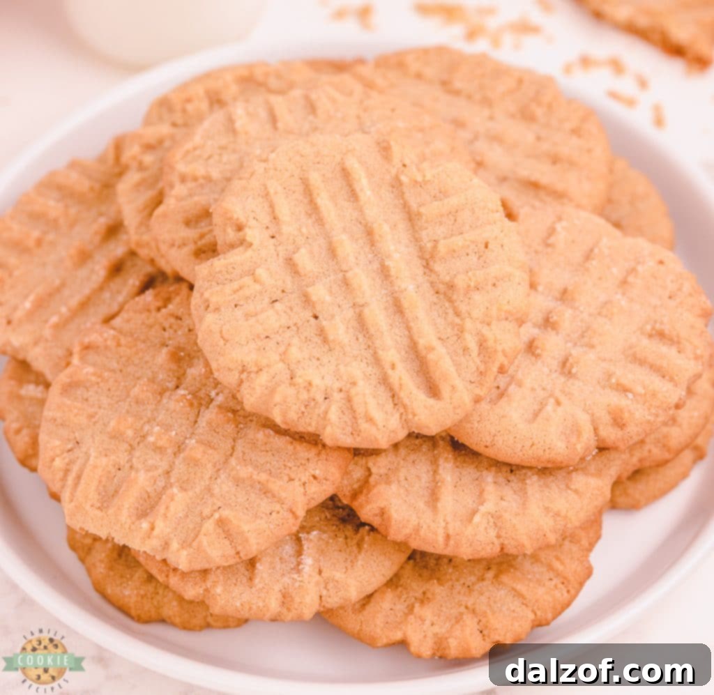 Grandma's Classic Peanut Butter Cookies