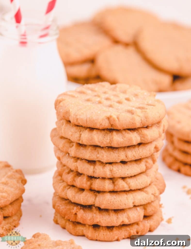traditional peanut butter cookies