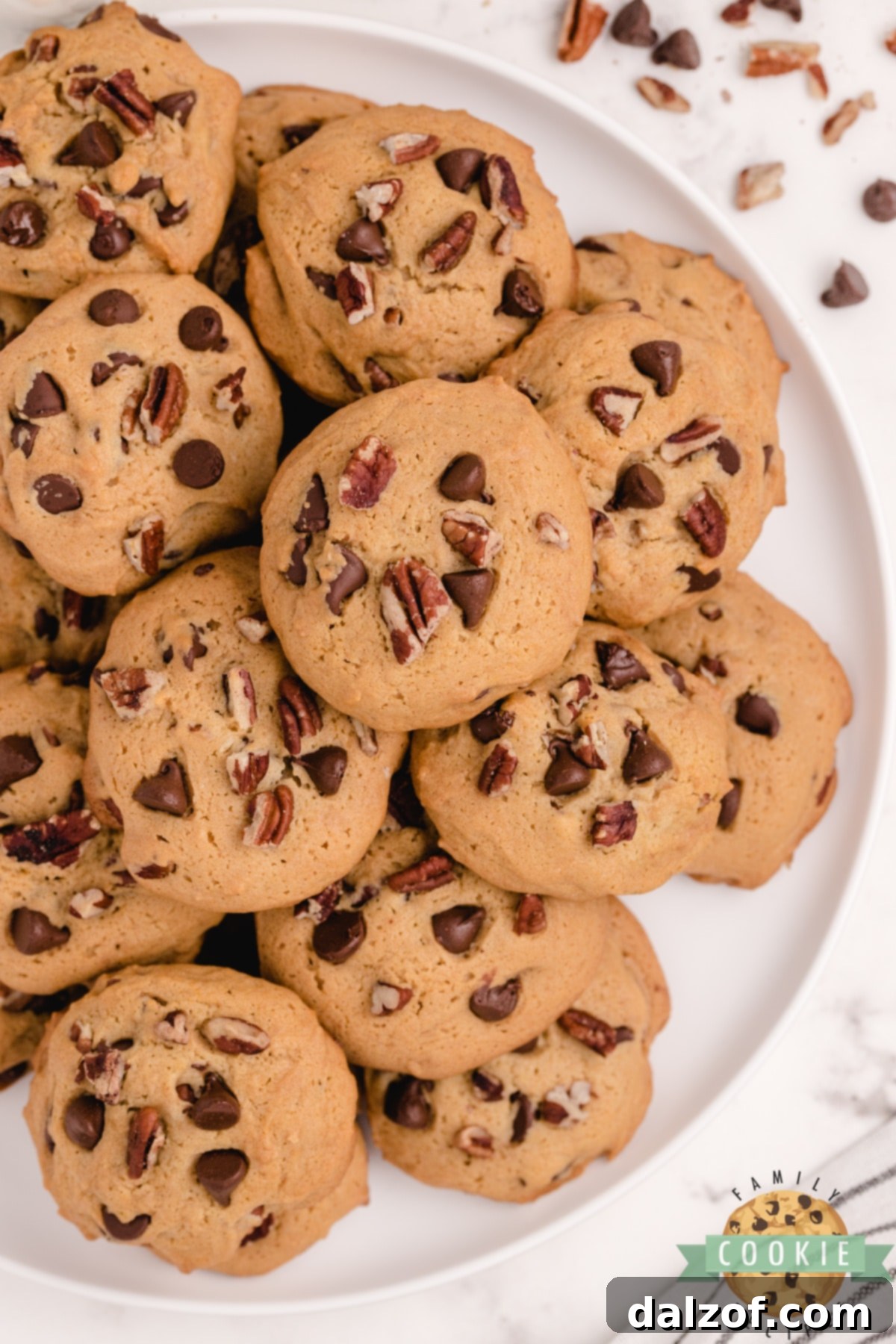 Rich Honey Maple Chocolate Chip Cookies 8 A close-up of a single Honey Maple Chocolate Chip Cookie with a perfect golden-brown exterior, showcasing its texture and delicious fillings.