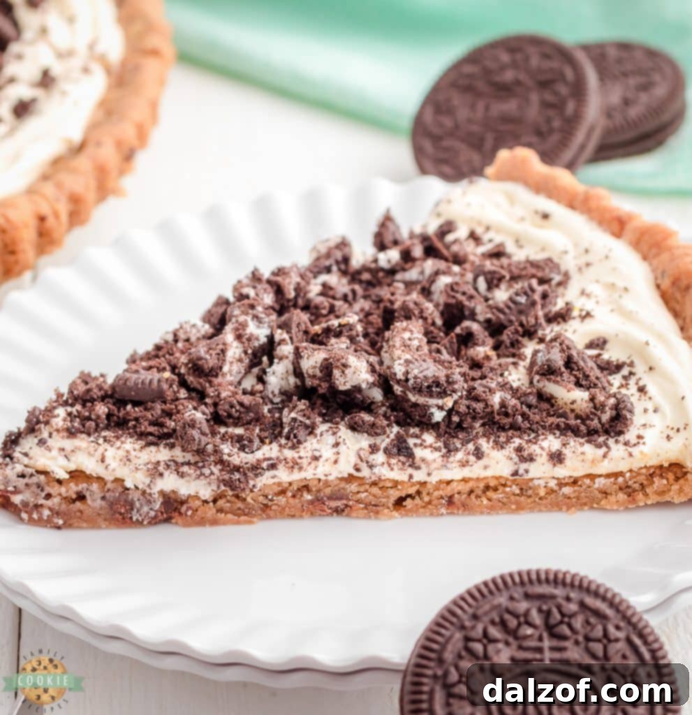 oreo dessert pizza ready to eat