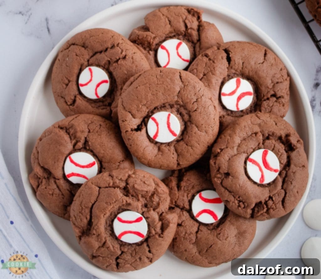 baseball cookies
