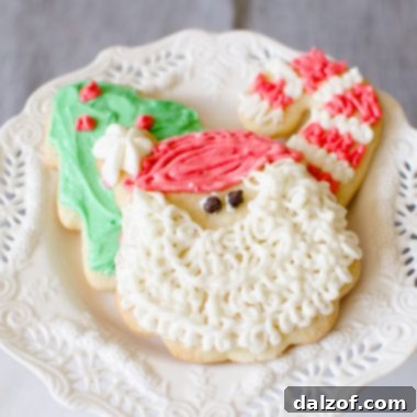 Classic Christmas Sugar Cookies with a creamy buttercream frosting, perfect for holiday traditions.