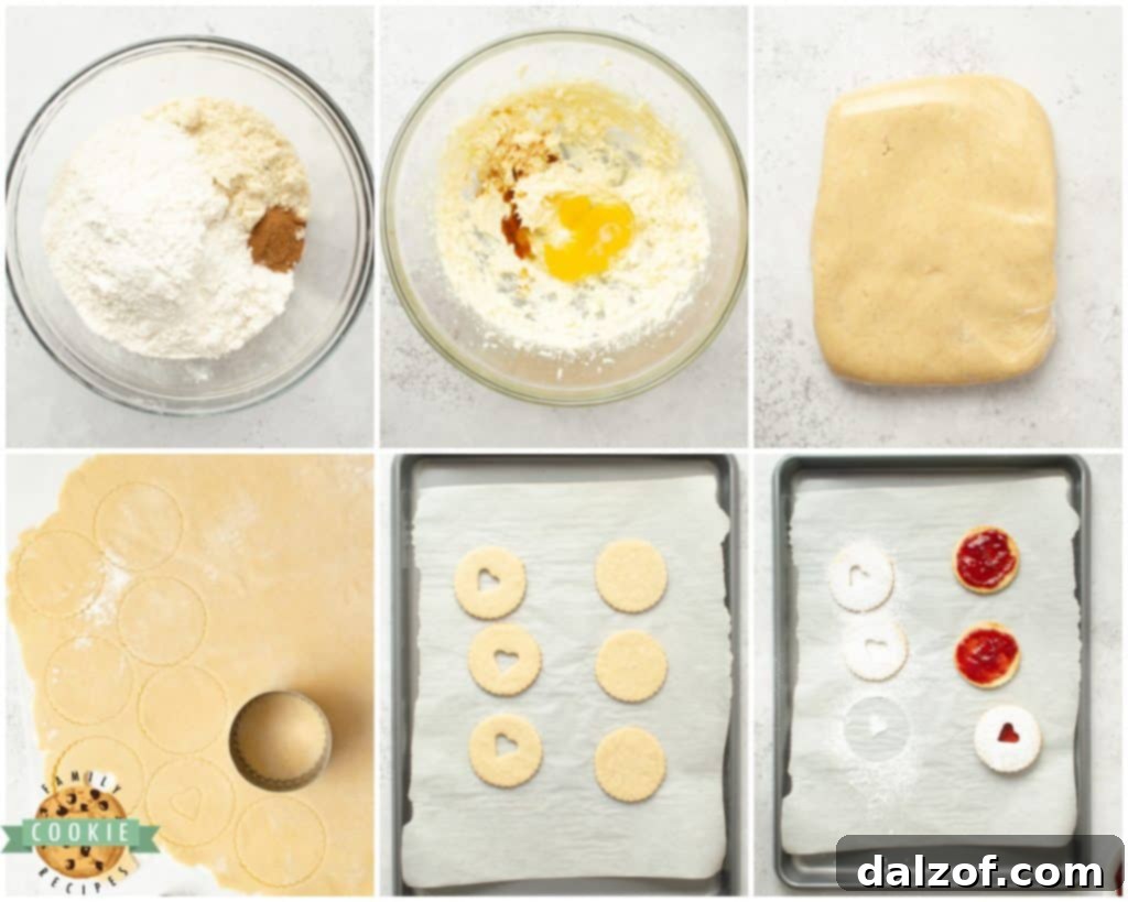how to make Linzer cookies