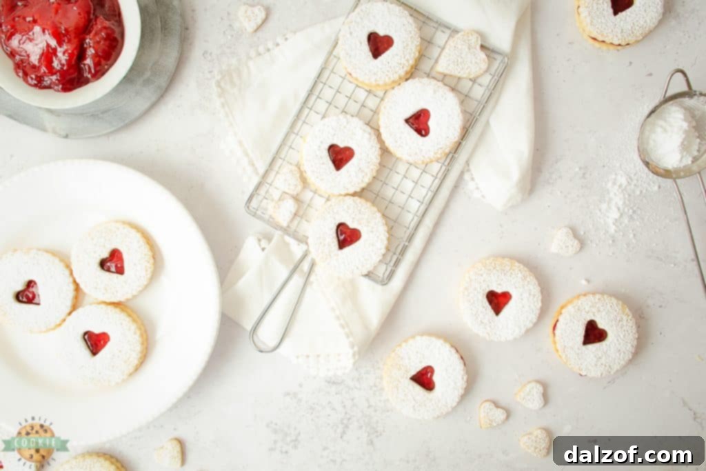 lovely Linzer cookies