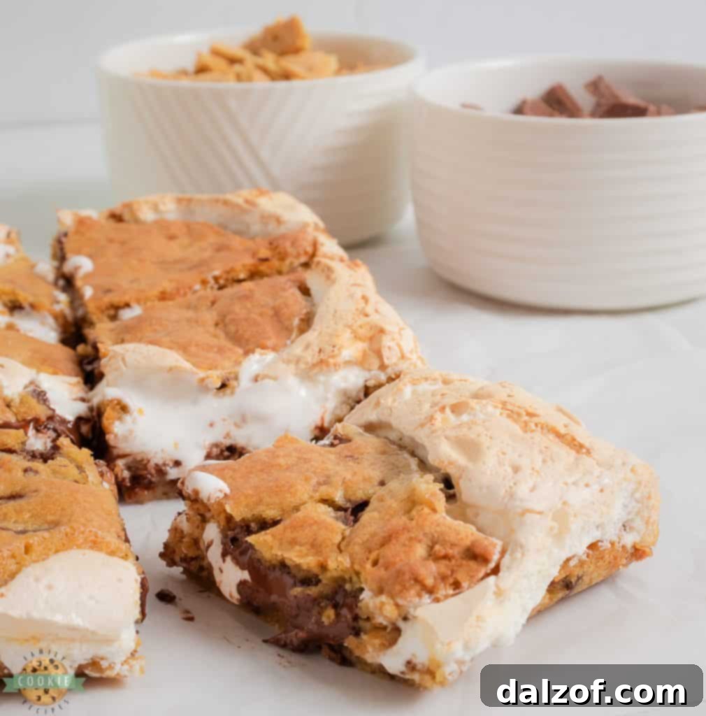 gooey smores bars