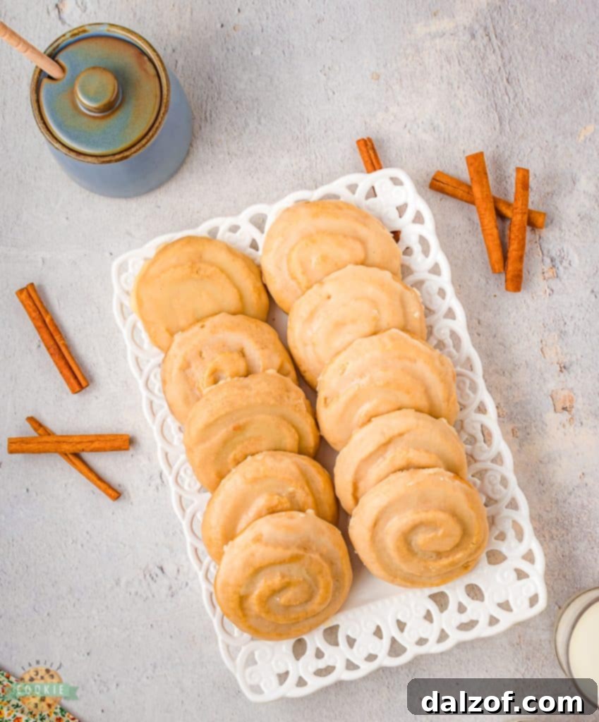 easy homemade honey bun cookies