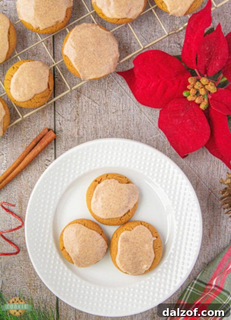 pretty ginger molasses cookies