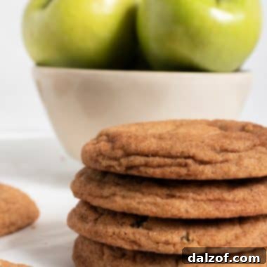 Delicious Apple Snickerdoodle Cookies