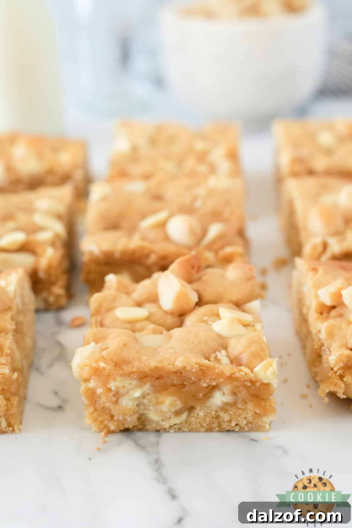 Soft and thick cookie bar recipe