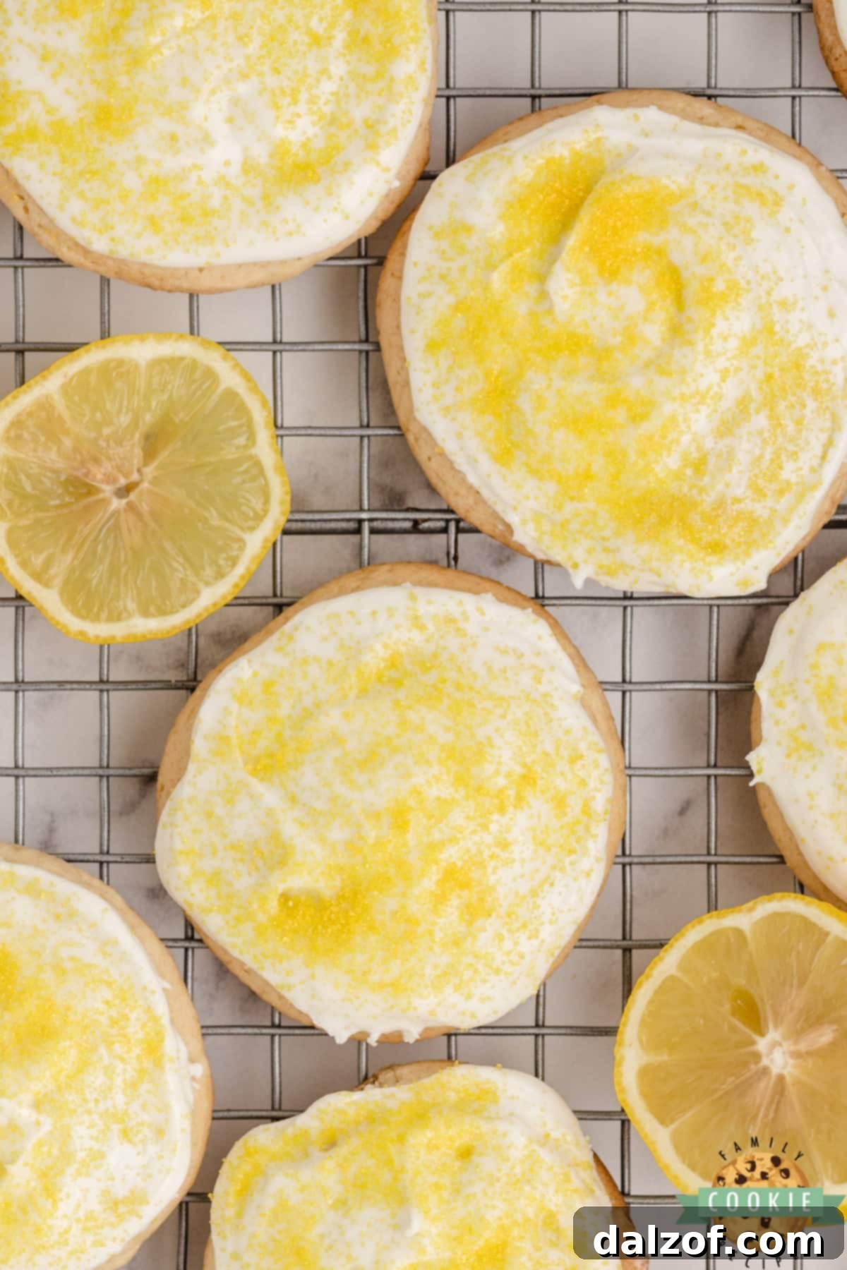 Lemon cookies made with lemonade concentrate