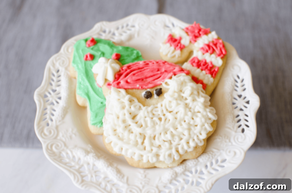 An array of Christmas Sugar Cookie Recipes, offering various festive decorations and designs.