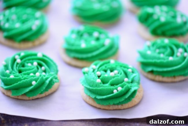 Frosted Sugar Cookies made from one basic dough, offering a kitchen hack for holiday baking.