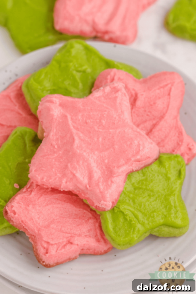 Festive Christmas Jello Sugar Cookies, made with red and green Jello for vibrant color and flavor.
