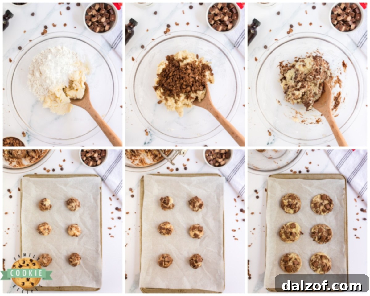 how to make kit kat cookies