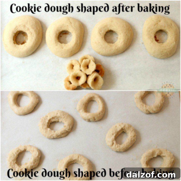 Glazed Donut Cookies are soft & pillowy donut-shaped cookies with a lovely chocolate or vanilla glaze & topped with sprinkles! Everything you love about donuts, only in cookie form! How to make donut cookies.