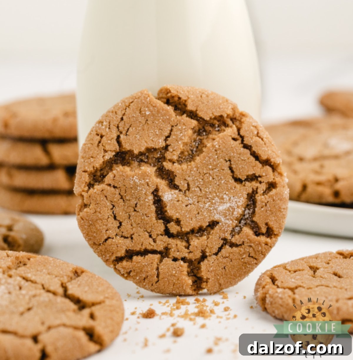 Soft Gingerbread Cookies are chewy, flavorful, and full of molasses, cinnamon, and ginger — a cozy holiday favorite that stays soft for days!