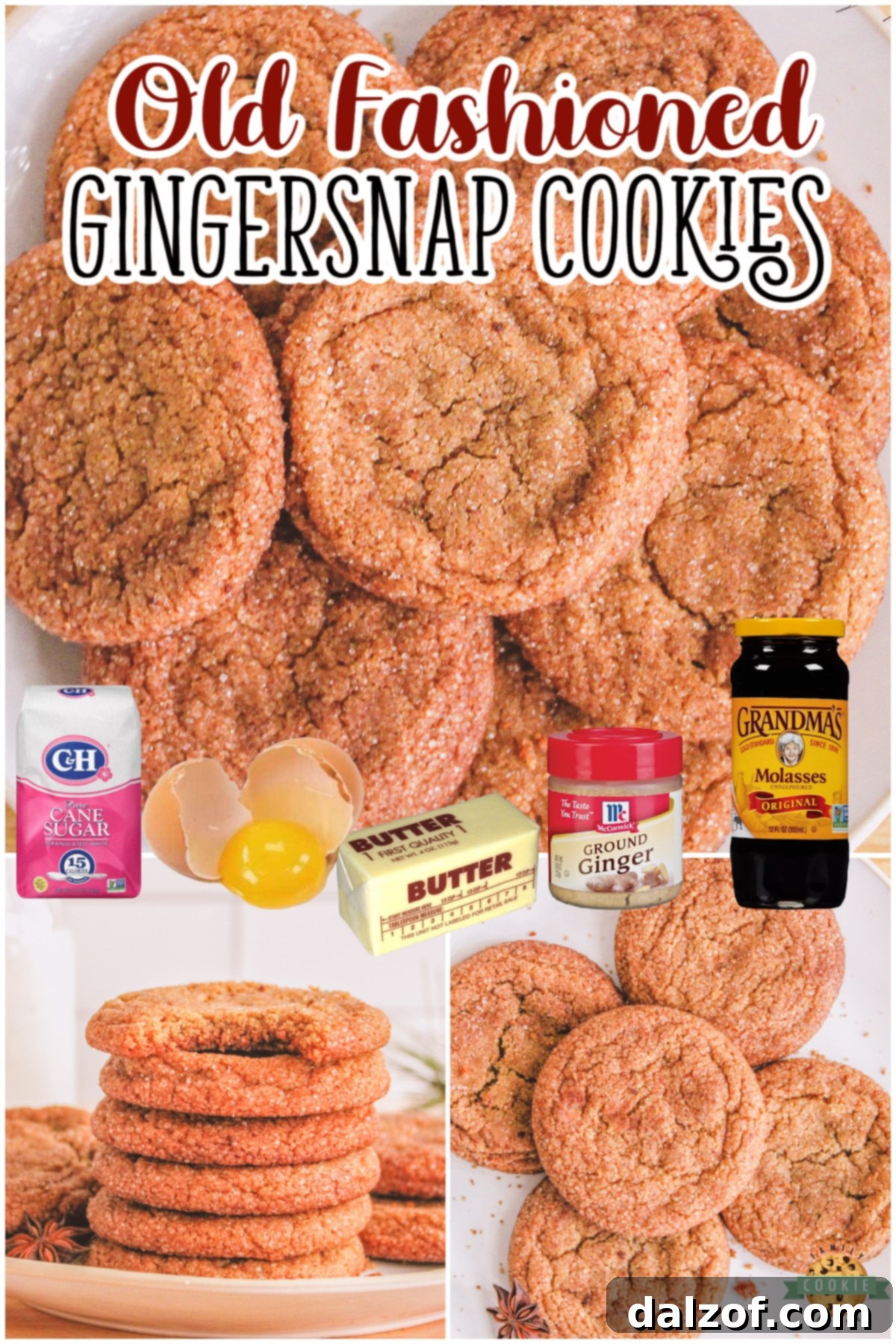 Gingersnap Cookies are a crisp, spicy & iconic holiday favorite! Make some gingersnap cookies at home and enjoy this classic recipe.