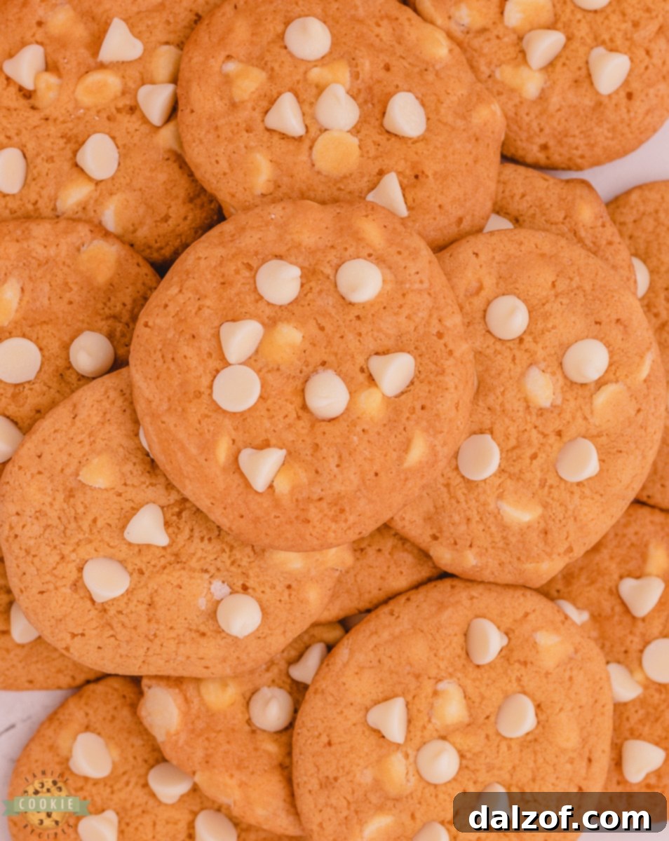freshly baked butterscotch pudding cookies on a cooling rack