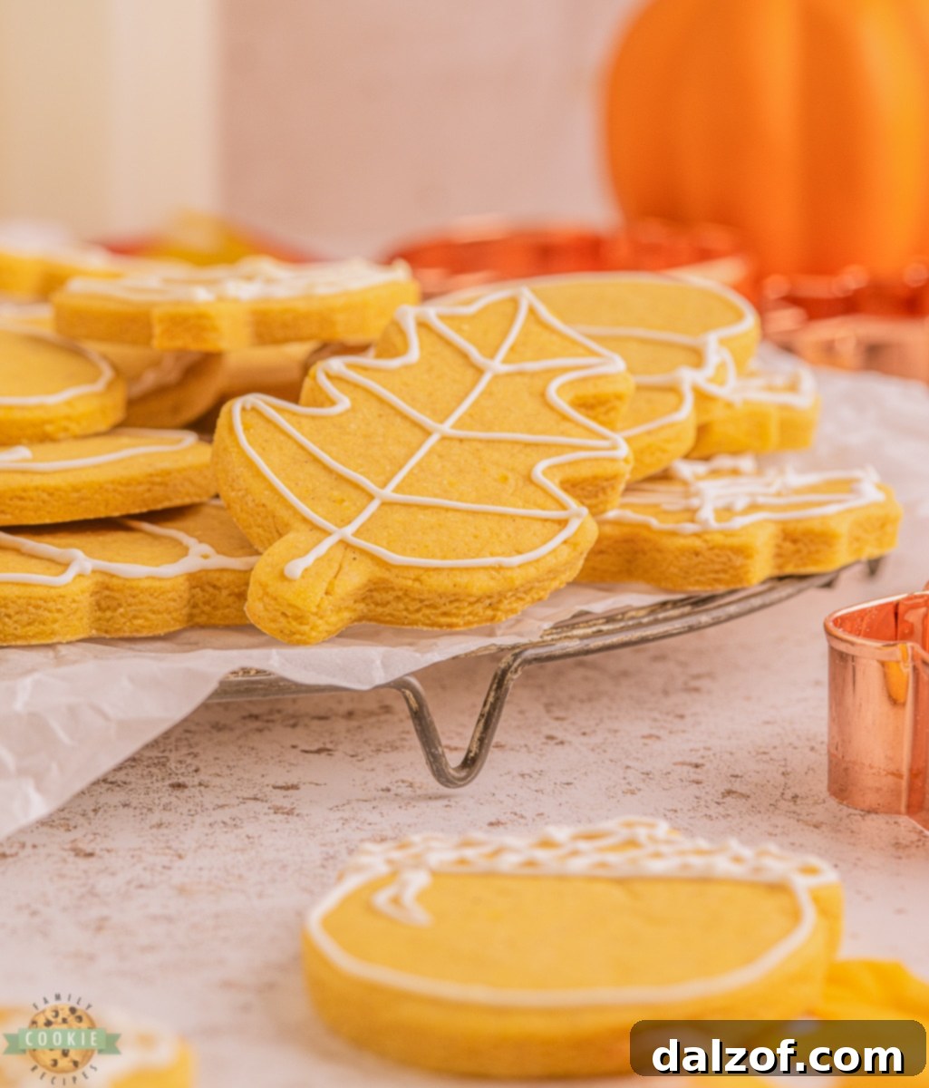 Fall Leaf cookies