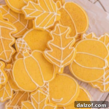 lovely Fall sugar cookies